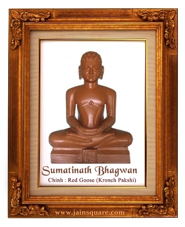 Sumatinatha Bhagwan idol in meditation